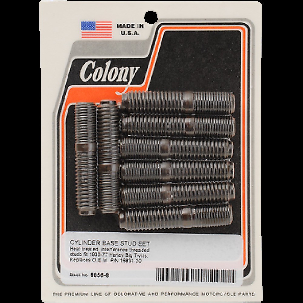 COLONY 8856-8 CYL STUDS SET 30-77 BT