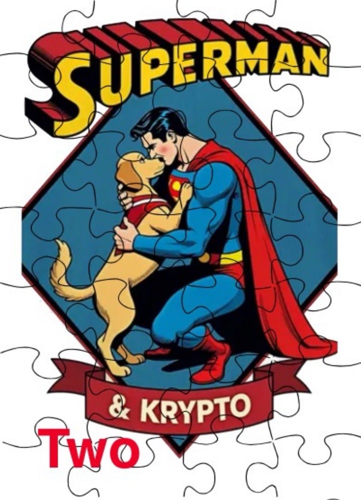 Superman (120 Pieces ) Puzzle Gift Set