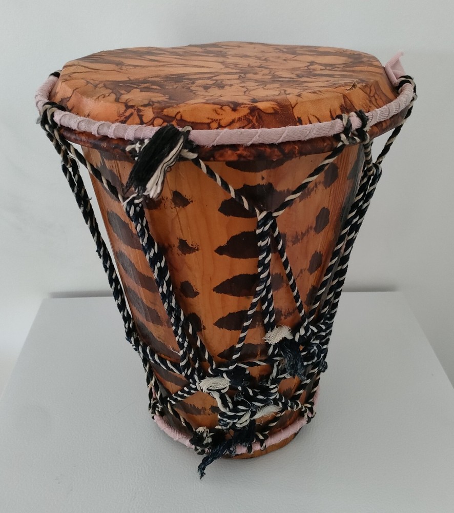 Handcrafted Moroccan Djembe Drum 11"(D) 13" (H) 2kg