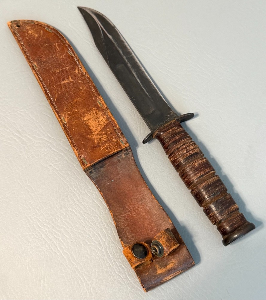 WW-2 USMC KABAR KNIFE MID WAR    59