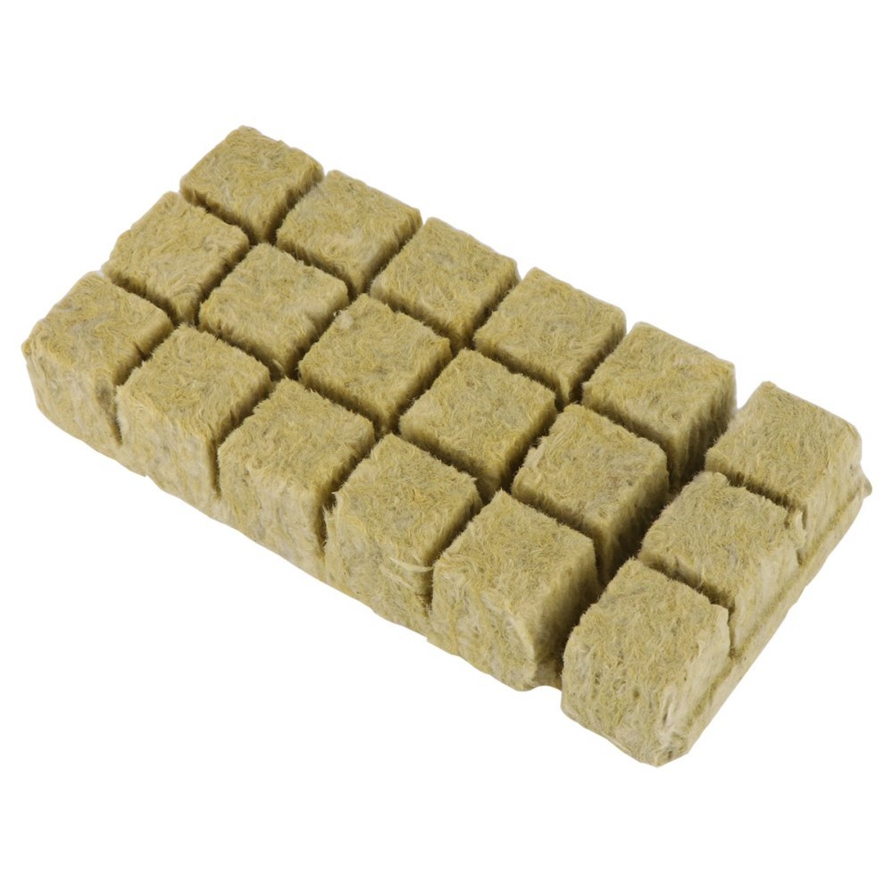 18 Pcs Hydroponic Growth Medium Indoor System Planting Wool Block