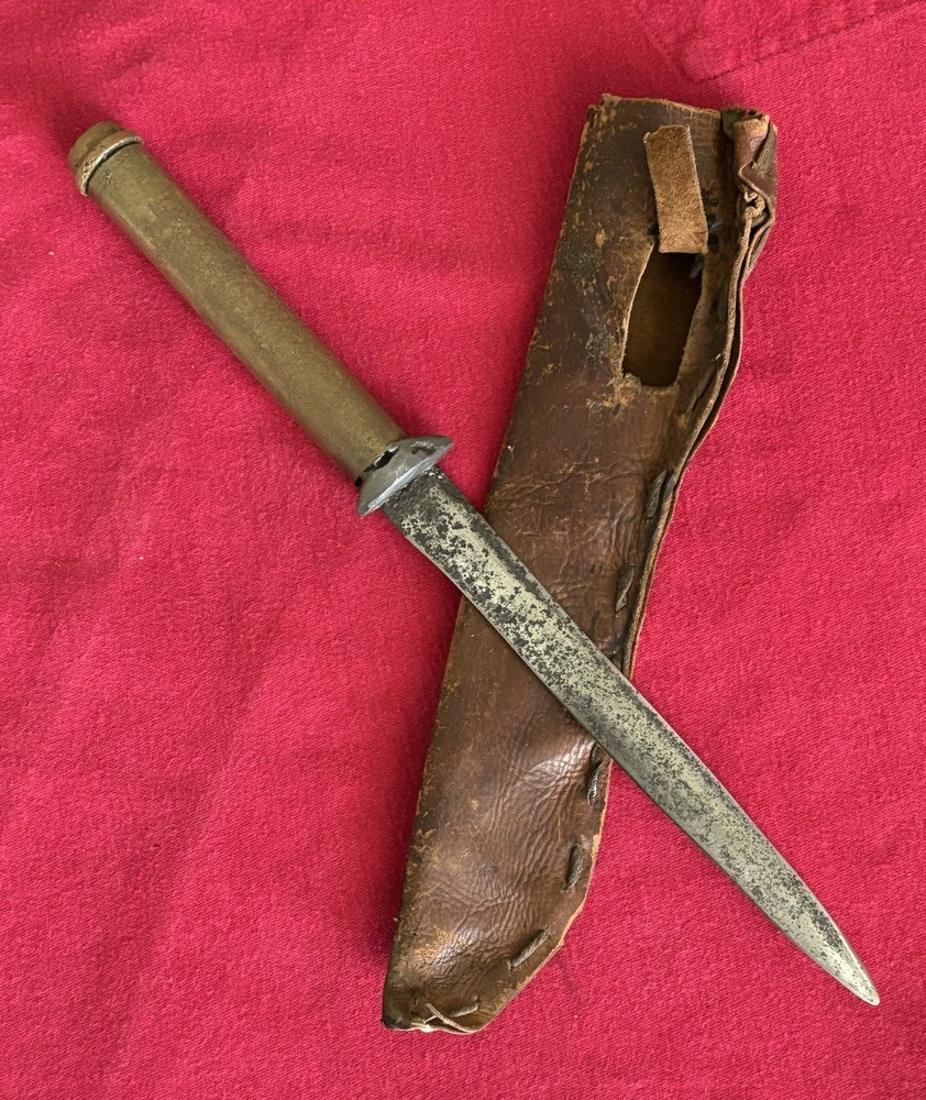 WW1 - CUSTOM MADE DAGGER - UNIQUE - HANDMADE - 100 + YEARS OLD