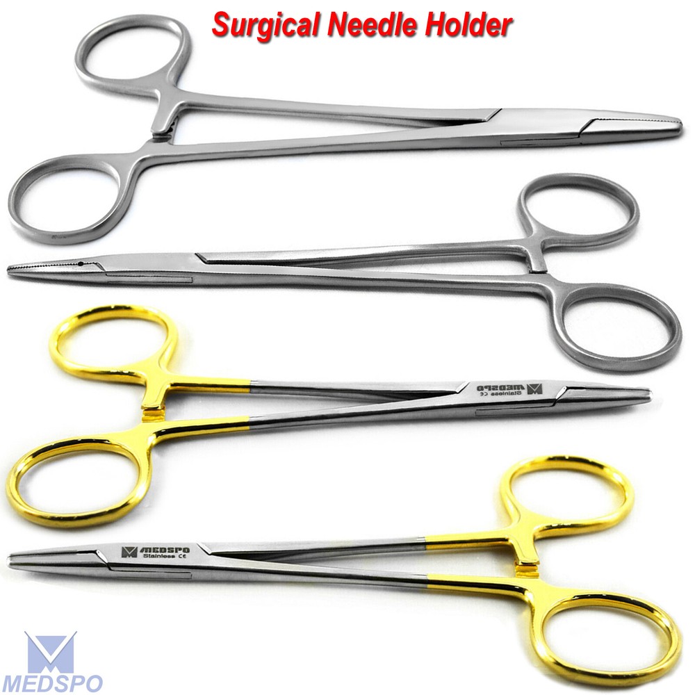 Surgical Mayo Hegar Locking Forceps Driver Piercing Plier Veterinary Tools CE