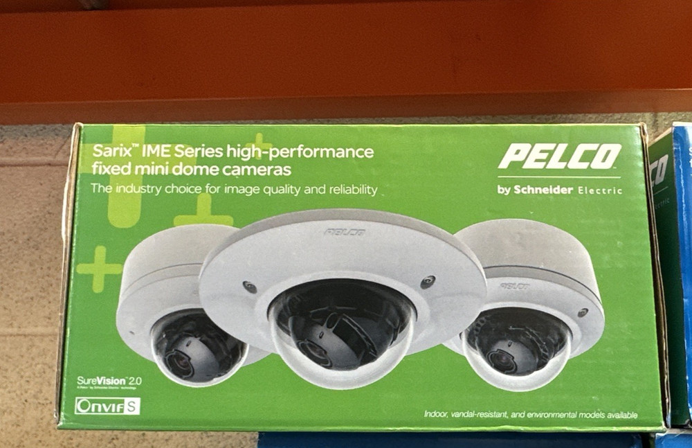New - Pelco IME219-1EP Sarix IME Series High-Performance Fixed Mini Dome Camera