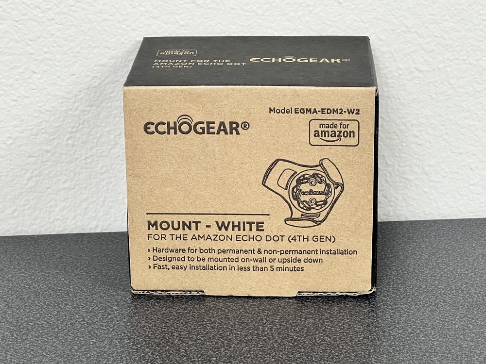 Wall Mount For Echo Dot (4th Generation)- White