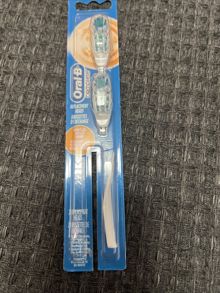 Oral B Deep Clean Replacement Brush Heads 2 Brush Head Refill Quick Release Tool