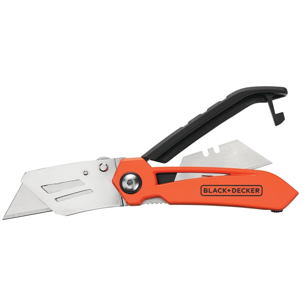 BLACK+DECKER Utility Knife With Blade Storage - BDHT10002