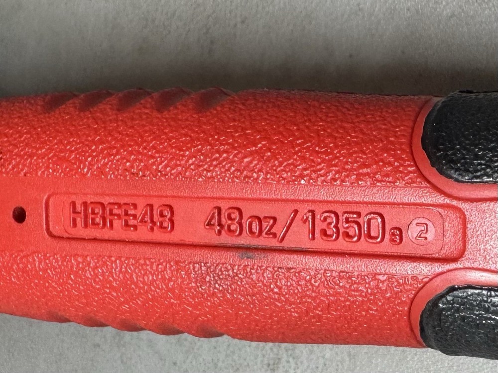 Snap-on mallet hbfe48 hammer tools 48 oz RED