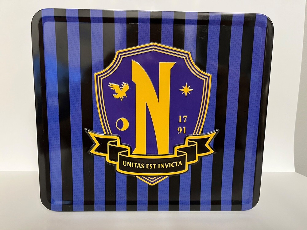 TIN TITANS WEDNESDAY NEVERMORE ACADEMY PX LUNCH BOX