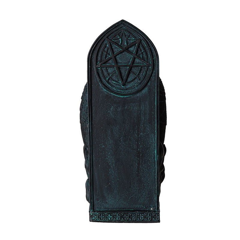Baphomet Resin Statue with Pentacle 9.25" Hand painted