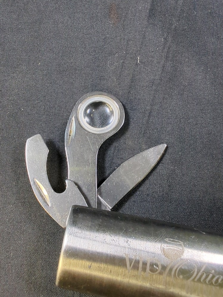 VIP Ohio Wines Wine Bottle Multi-tool Corkscrew Opener Knife Unique Rare