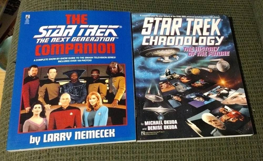 Lot Of 2 Star Trek Books
