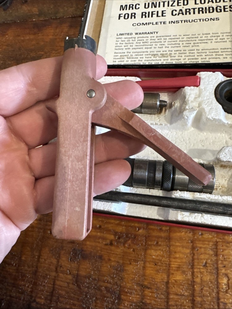 Vintage MRC Mequon Lee UNITIZED LOADER. Hand Loader For 22-250.