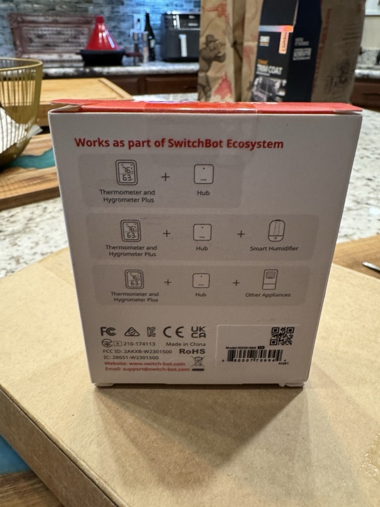 SwitchBot Thermometer and Hygrometer Plus - Open Box