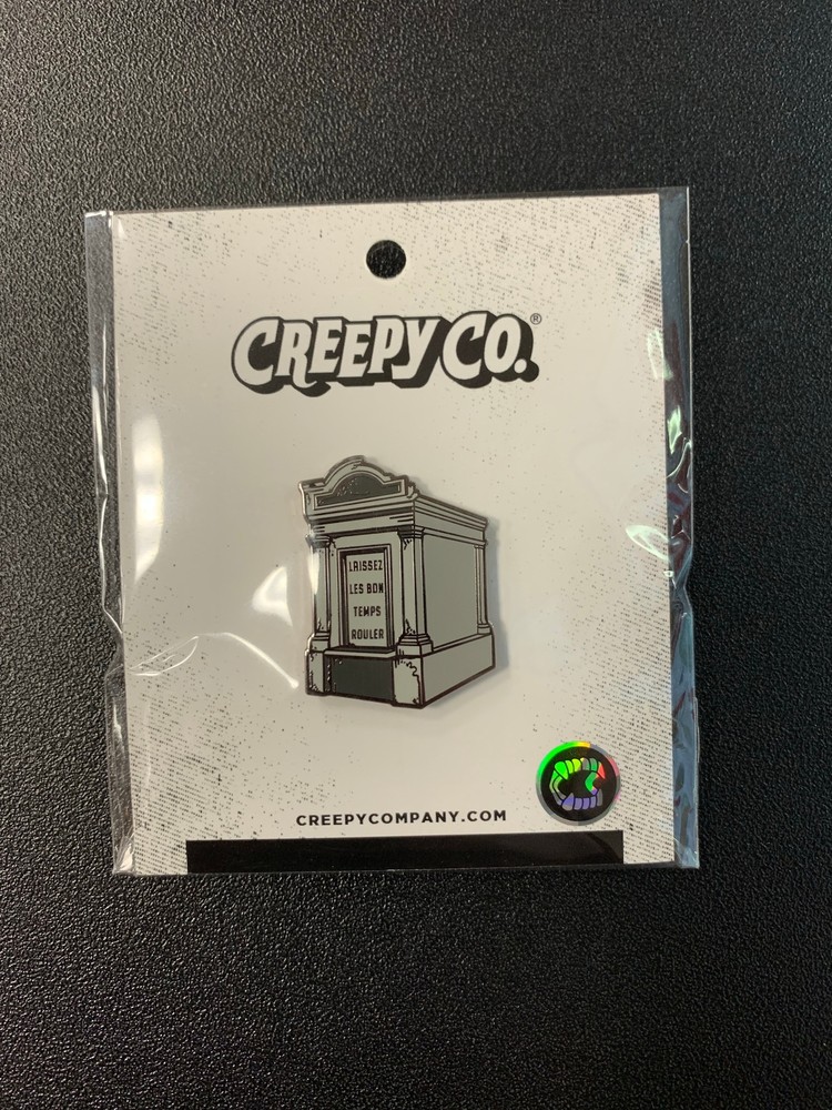 GOOD TIMES TOMBSTONE ENAMEL PIN