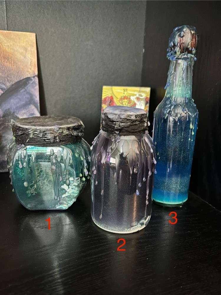 Homemade Magic Color Changing Potion Bottles