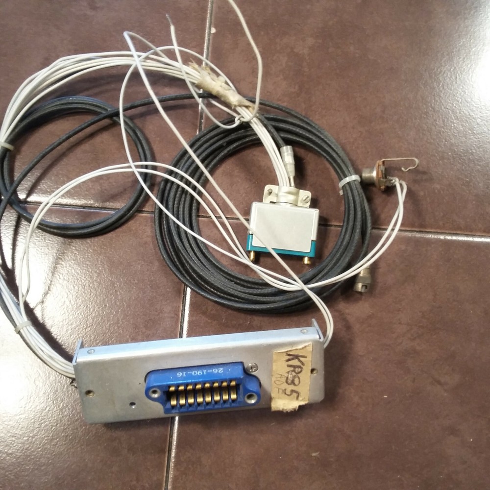 King KR-85 & KI-225 Connectors, Backplate with wires