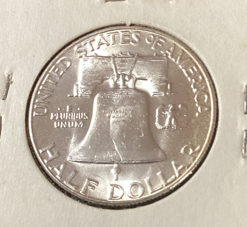 1956 SILVER FRANKLIN HALF DOLLAR Uncirculated