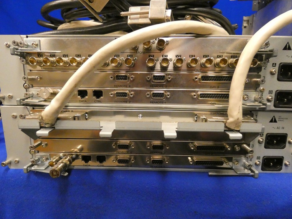 Sony MVS-8000 4M/E, 68input, 48 output Switcher w/ Aux panel & Menu Panel