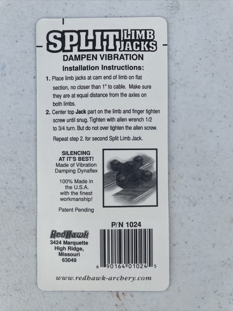 bowjax split limb dampeners