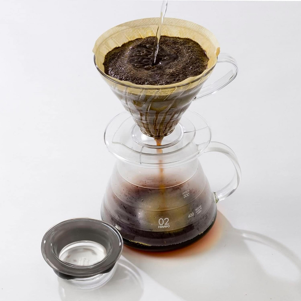 V60 Plastic Coffee Dripper, Size 03, Clear