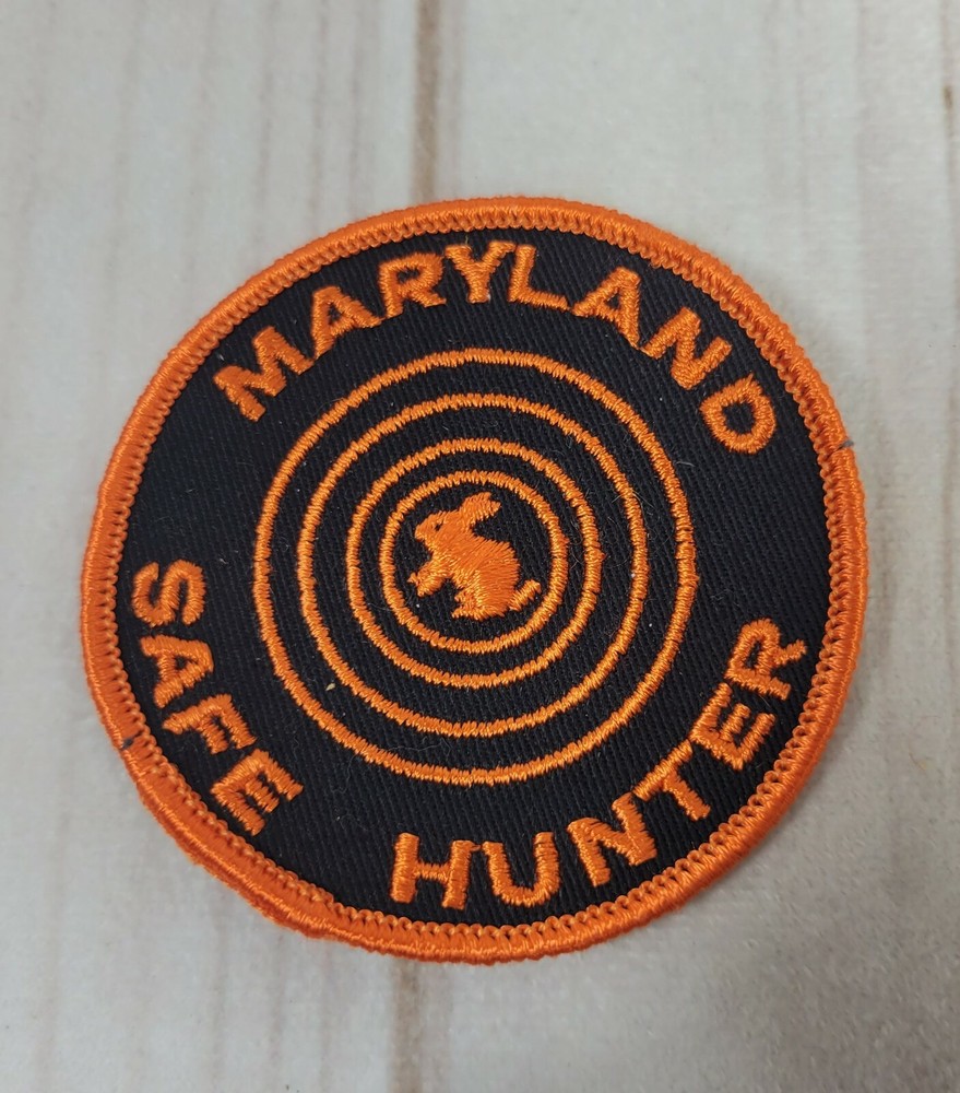 Vintage Maryland Safe Hunter 3" Patch Target Bunny Rabbit