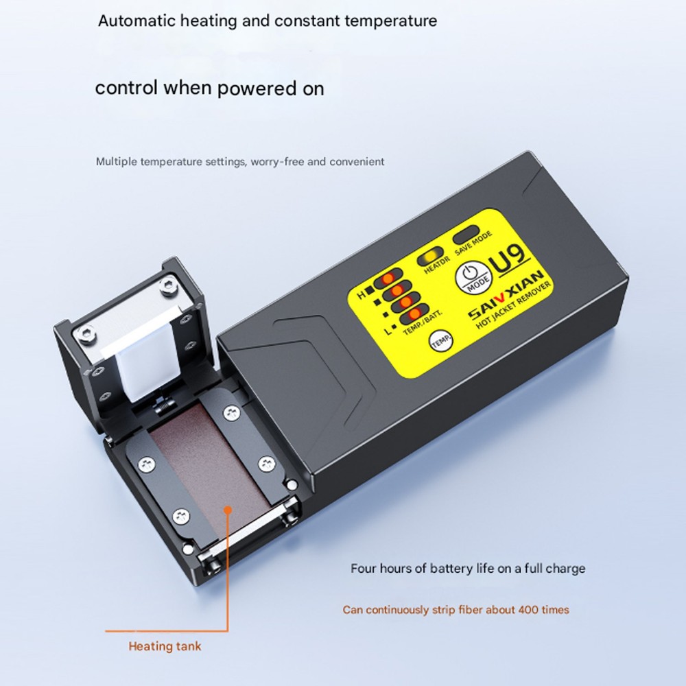 Fiber Optic Thermal Stripper Rechargeable Auto Heating Efficient Stripping Toofe