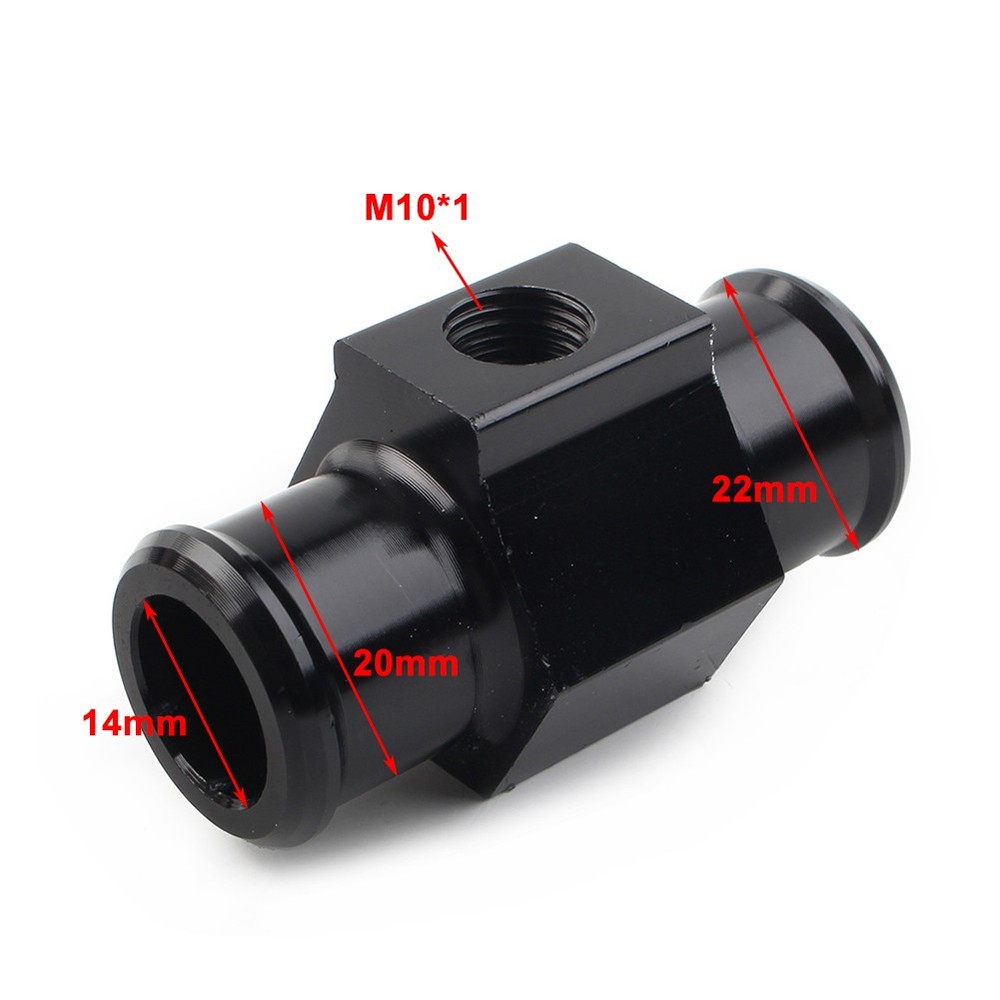 22mm Water Temp Temperature Joint Pipe Hose Sensor Gauge Adapter Motorcycle
