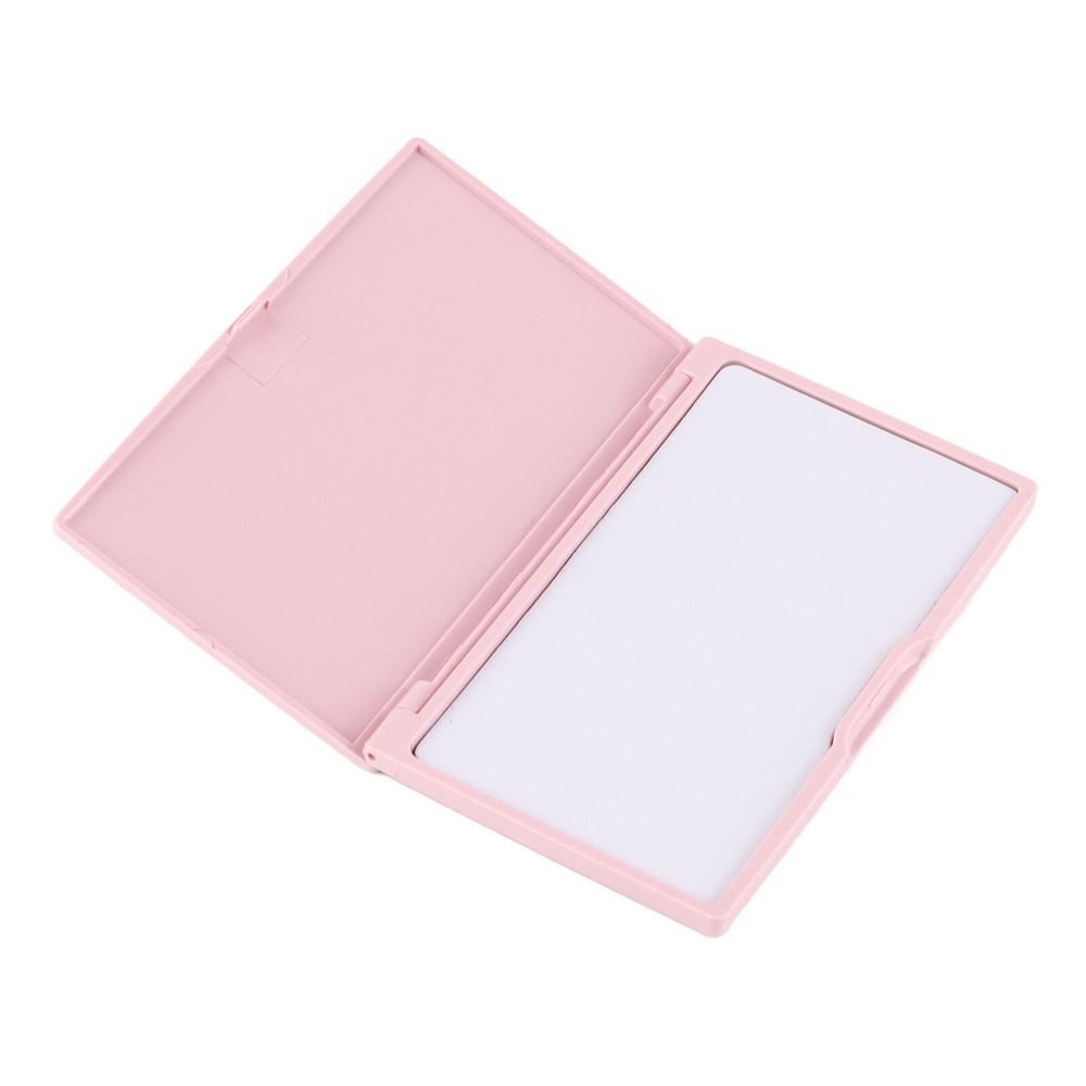 Magnetic Needle Case Pink Plastic Shell Light Portable Compact Stitching Pin