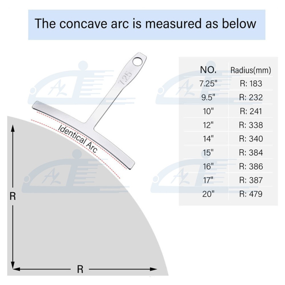 Guitar Neck Notched Straight Edge Luthier Tools Kit Understring Radius Gauge TD