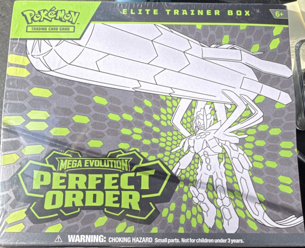 Pokémon Elite Trainer Box Mega Evolution Perfect Order Sealed Zygarde Tyrunt