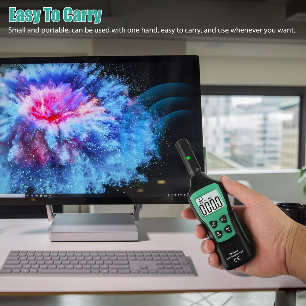Radiation Dosimeter Detector Counter Geiger Electromagnetic Field Tester