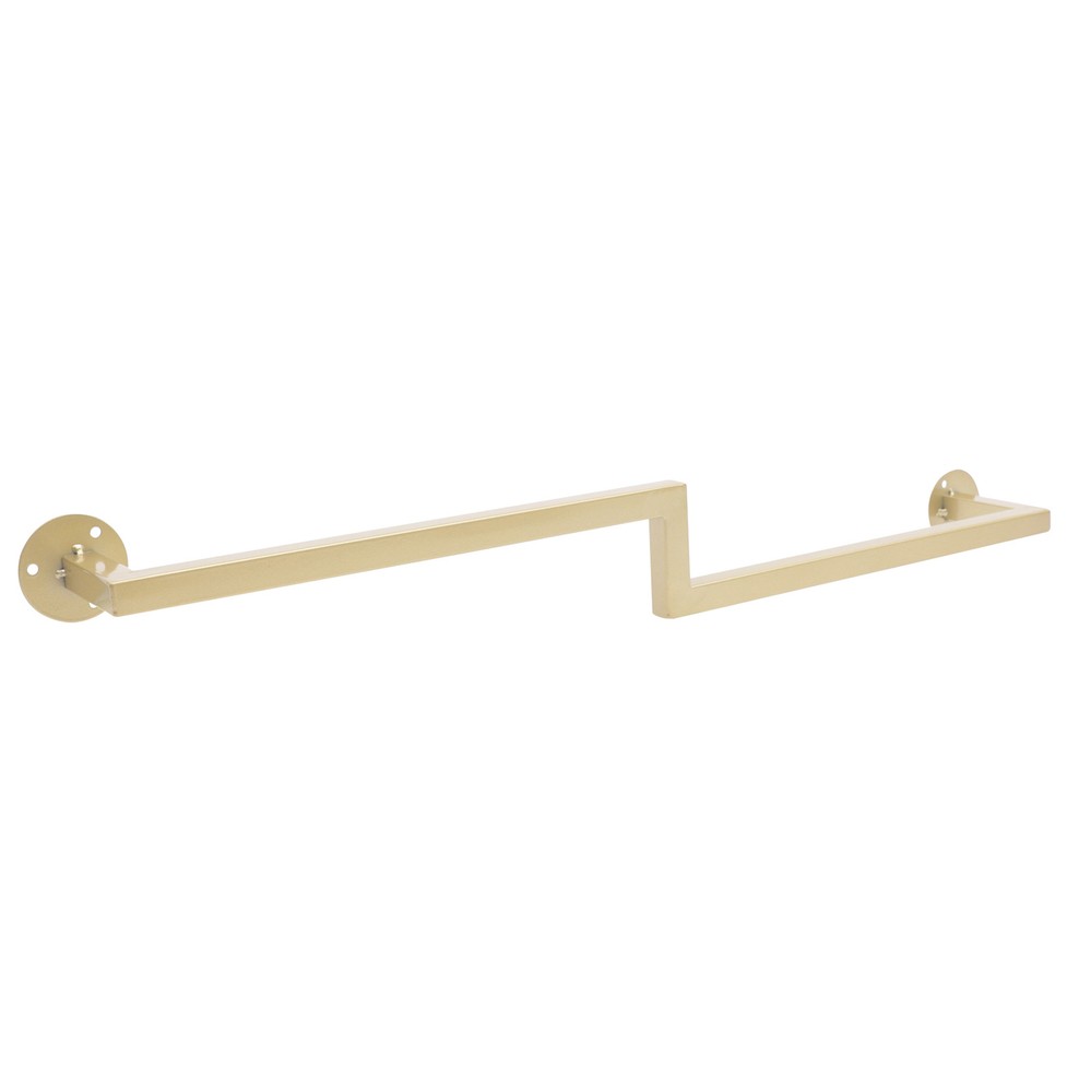 Clothes Display Rack Gold Garment Rack Modern Storage Wall-Mounted Clothes Store
