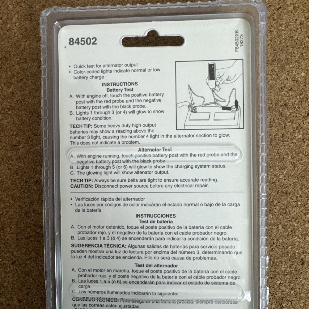 Dorman 84502 Tester - Auto Charge System Analyzer Tool