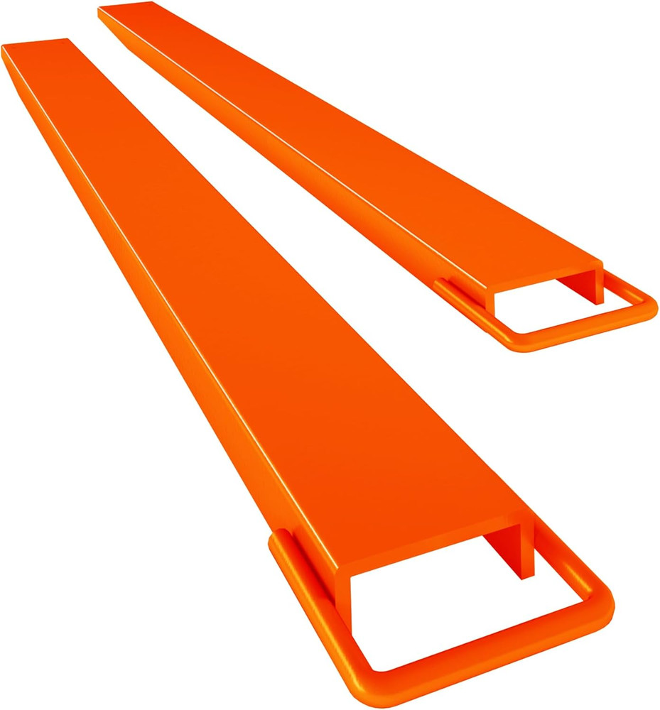 Pallet Forklift Extensions 72" Length 4.5" Width, Heavy Duty Steel Pallet Fork E
