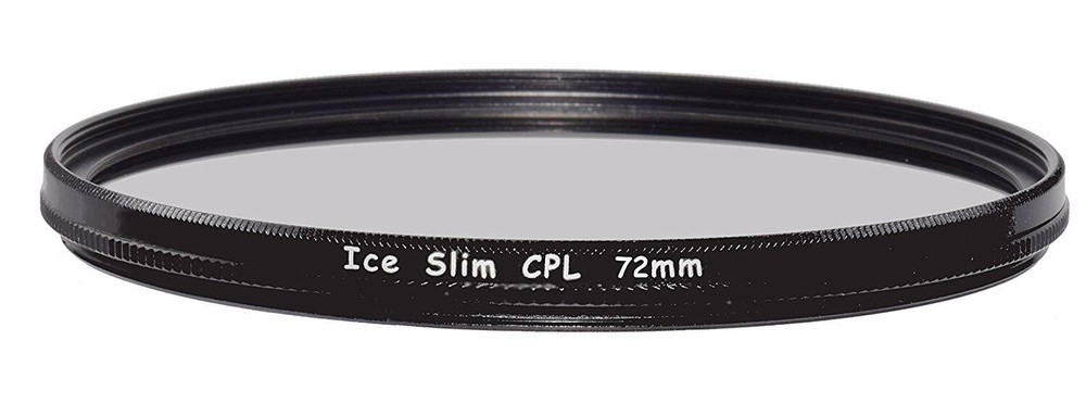 ICE Slim CPL 72mm Filter Circular Polarizer Optical Glass Wide Angle 72