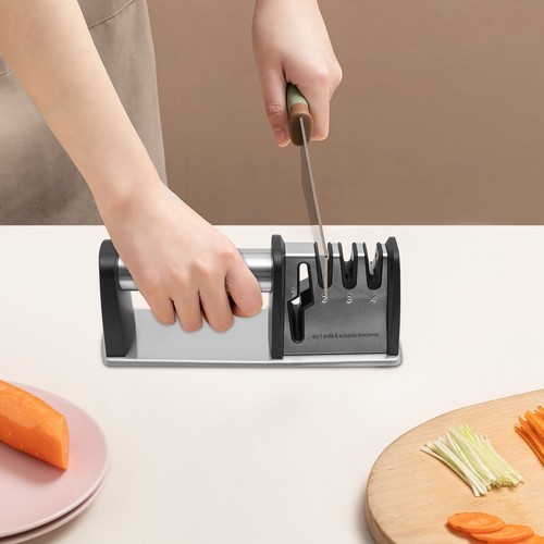 Knife Sharpener Kitchen Knives Scissors Manual Blade Polish Sharpening Tool