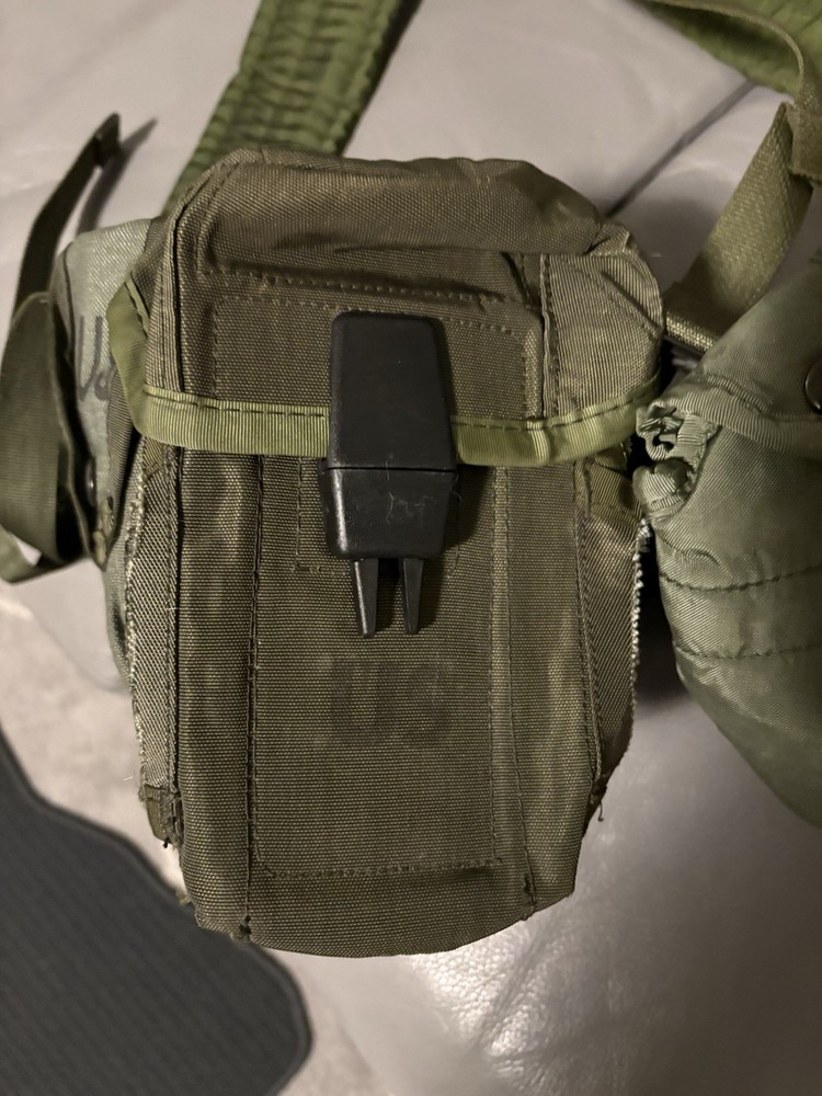 Military Belt With Pouches, etc (NOS)