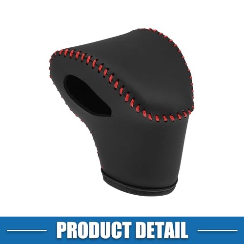 Automatic Gear Shift Knob Cover Sheath Transmission Boot Shift Lever for Red