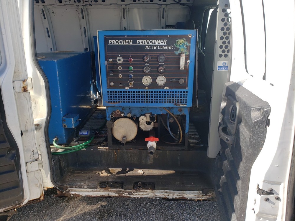 carpet cleaning van