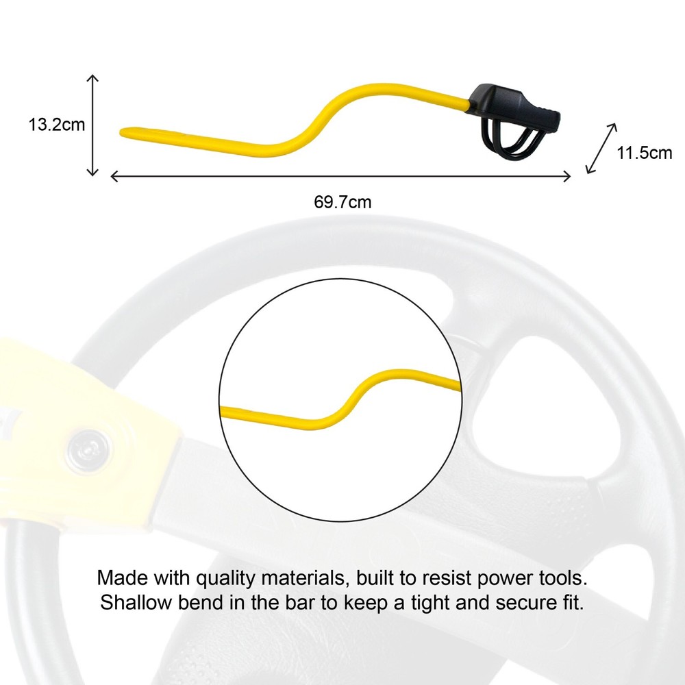 Stoplock PRO ELITE Steering Wheel Lock Recommended for Audi Q2 2016 Onwards
