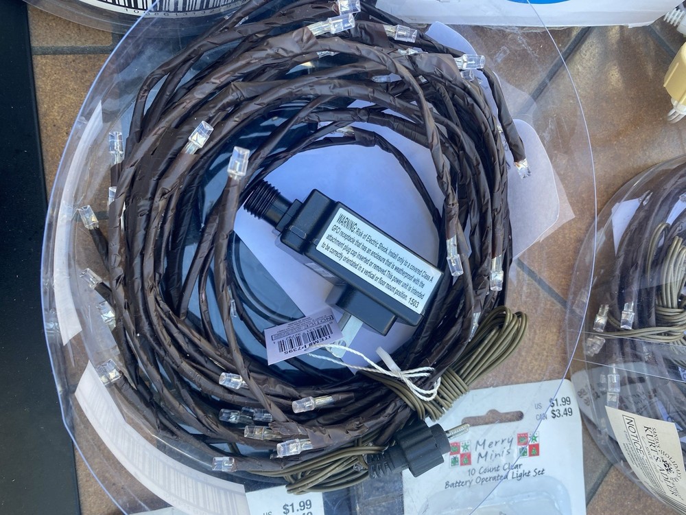 Assorted Christmas Lights ICICLES ROPE LED OUTDOORS AND MORE