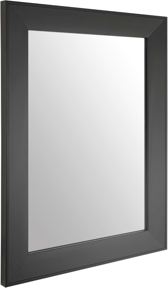 Rectangular Wall Mirror 12" x 16" Beveled Framed Mirror Bathroom Bedroom