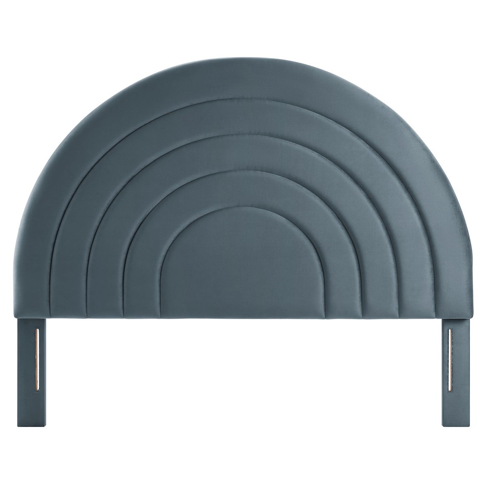 Solana King Headboard in Cadet Blue