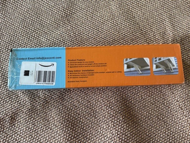 Jeacent Universal light Duty Air Conditioner Support Bracket, To 85lbs