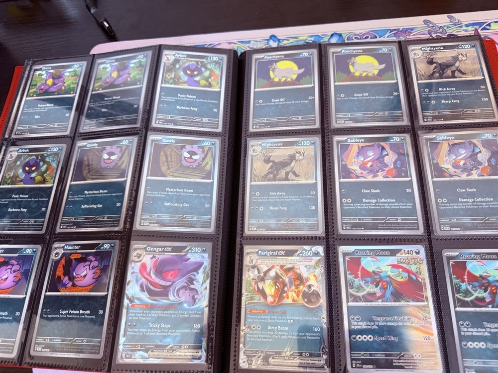 Temporal Forces Complete Base master Set Reverse Holos, EXS with 9 pocket binder