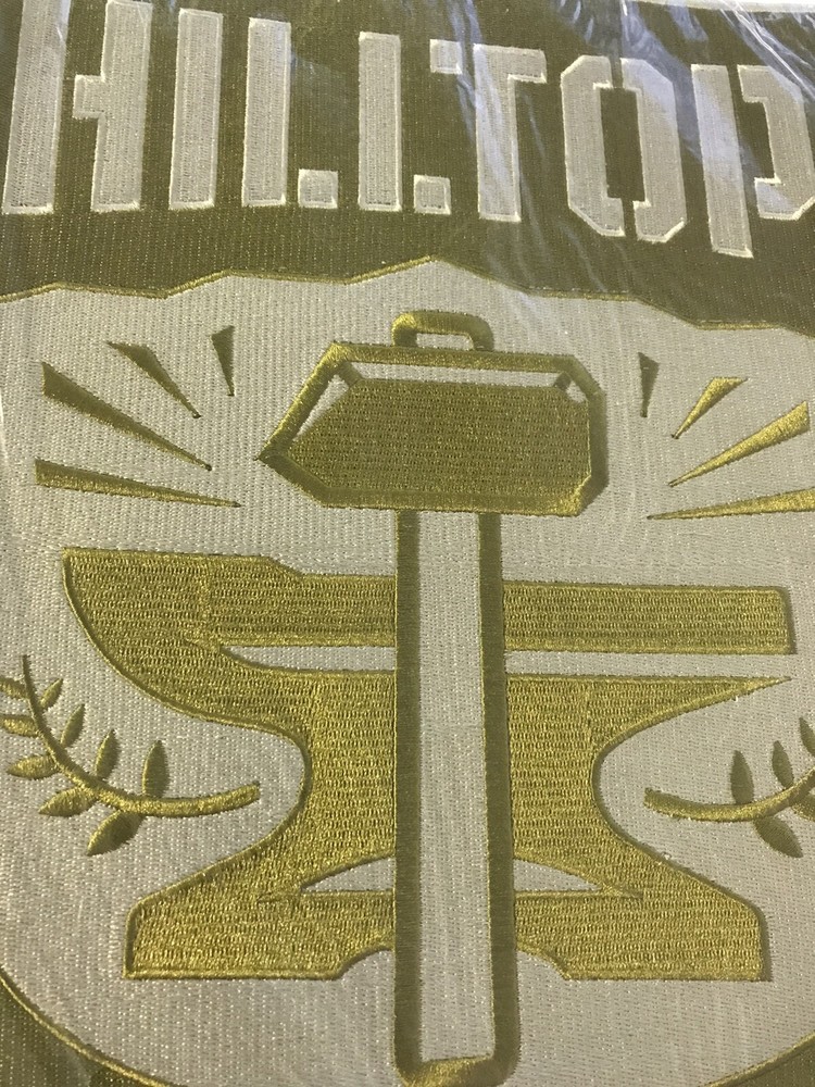 Skybound The Walking Dead Hilltop Large Embroidered Patch 12 x 10 Plus Keychain