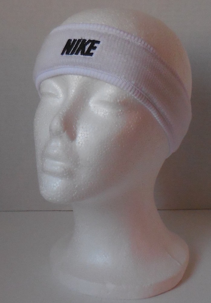 Nike Patch Headband 2" Women White/Black