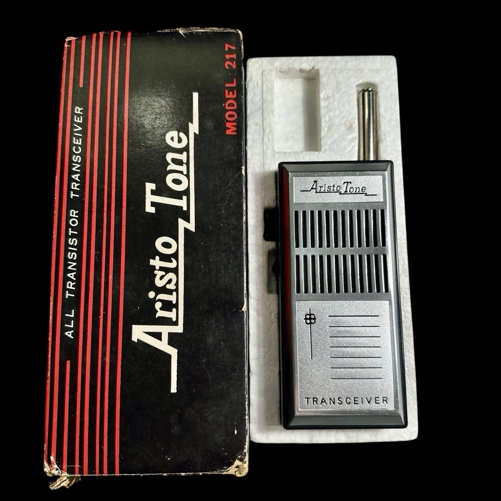 Aristo Tone All Transistor Transceiver - UNTESTED Model 217 - Vintage 1960s