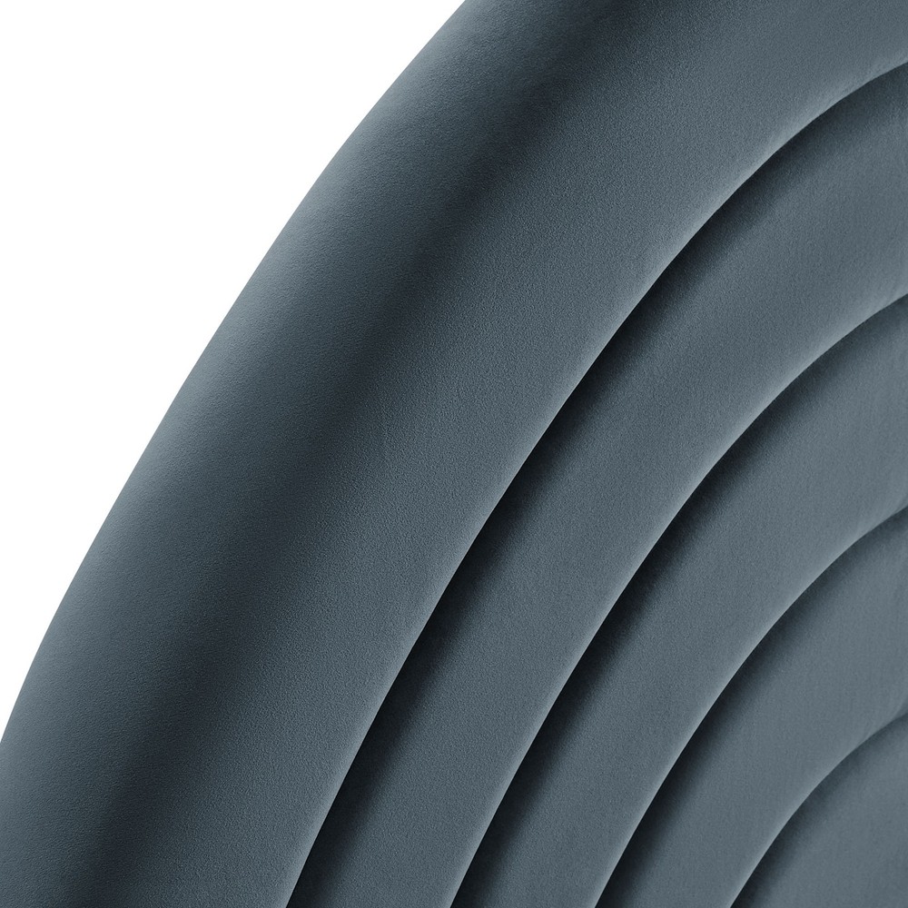 Solana King Headboard in Cadet Blue